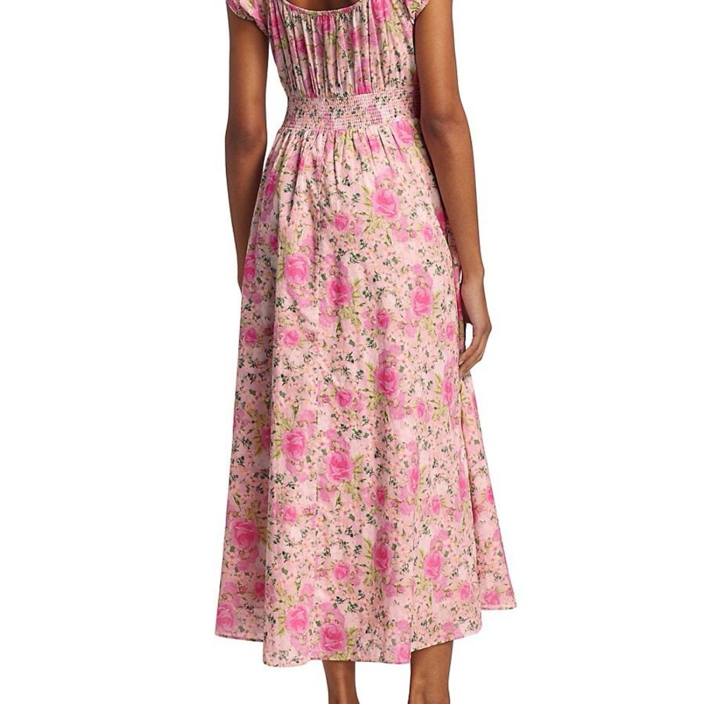 Floral Pink Maxi Dress , LOVESHACKFANCY, like new